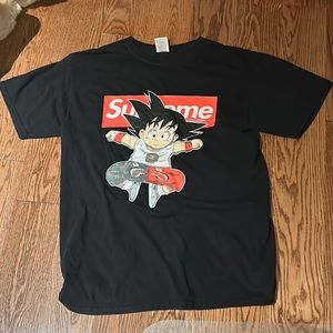 Supreme Anime Goku Black T-Shirt